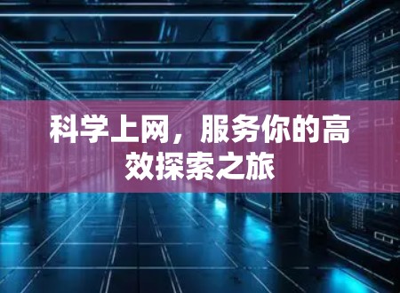 科学上网,服务你的高效探索之旅