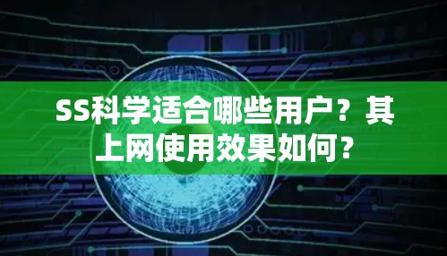 SS科学适合哪些用户？其上网使用效果如何？