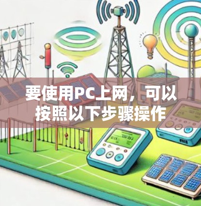 要使用PC上网，可以按照以下步骤操作
