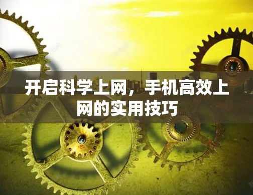 开启科学上网，手机高效上网的实用技巧