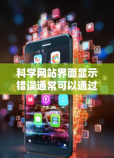 科学网站界面显示错误通常可以通过以下步骤解决 科学网站界面显示错误通常可以通过以下步骤解决