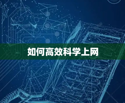 如何高效科学上网