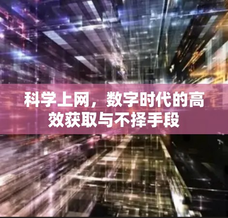 科学上网,数字时代的高效获取与不择手段 科学上网,数字时代的高效获取与不择手段