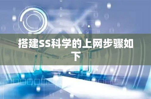 搭建SS科学的上网步骤如下