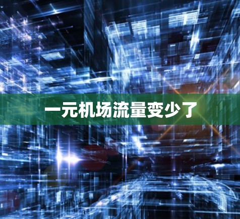 一元机场流量变少了