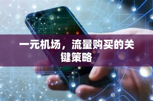 一元机场，流量购买的关键策略