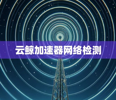 云鲸加速器网络检测 云鲸加速器网络检测