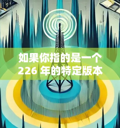 如果你指的是一个226 年的特定版本,可能意味着该版本已经达到了某种成熟度,具备了核心功能,如加密、解密、多设备支持等。以下是一些可能的相关信息