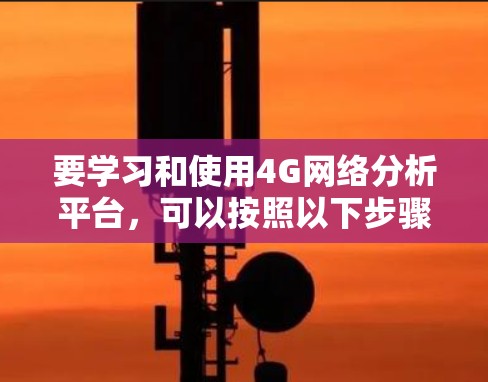 要学习和使用4G网络分析平台，可以按照以下步骤进行