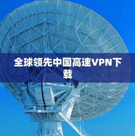 全球领先中国高速VPN下载
