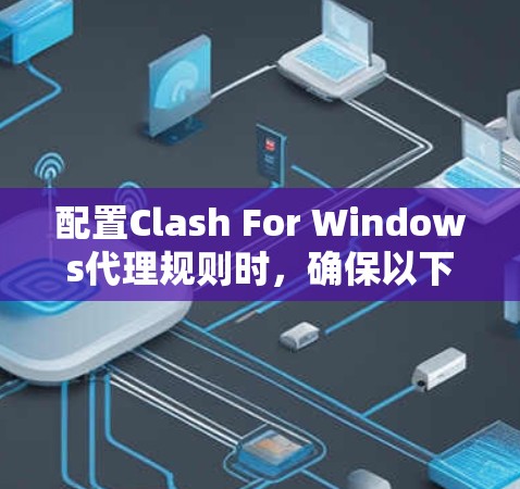 配置Clash For Windows代理规则时,确保以下步骤正确 配置Clash For Windows代理规则时,确保以下步骤正确