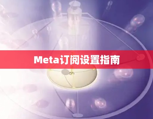 Meta订阅设置指南