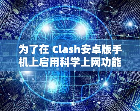 为了在 Clash安卓版手机上启用<strong>科学上网</strong>功能,您可以按照以下步骤操作