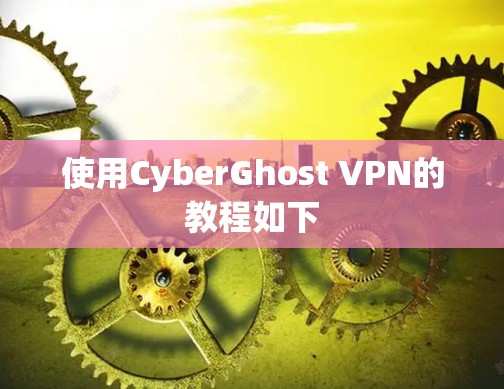 使用CyberGhost VPN的教程如下