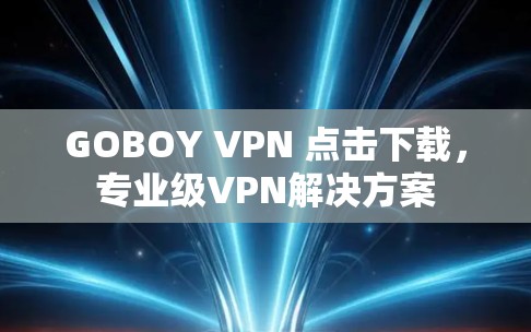 GOBOY VPN 点击下载，专业级VPN解决方案