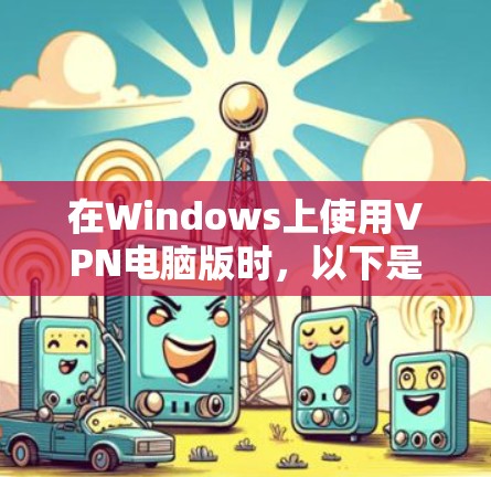在Windows上使用VPN电脑版时，以下是一步步的解决方案