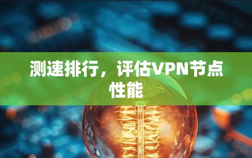 测速排行，评估VPN节点性能